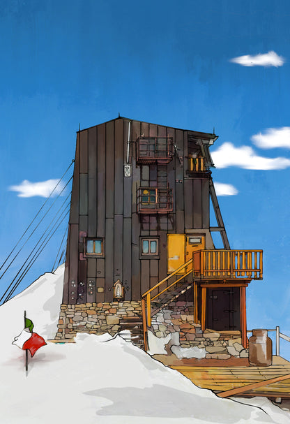 Echte Berge – zum Ausmalen